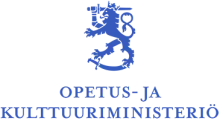 Opetus- ja kulttuuriministeriö logo